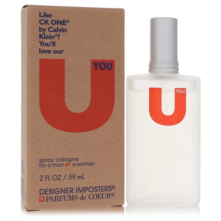 Designer Imposters U You Perfume By Parfums De Coeur Cologne Spray (Unisex)- Free Shipping