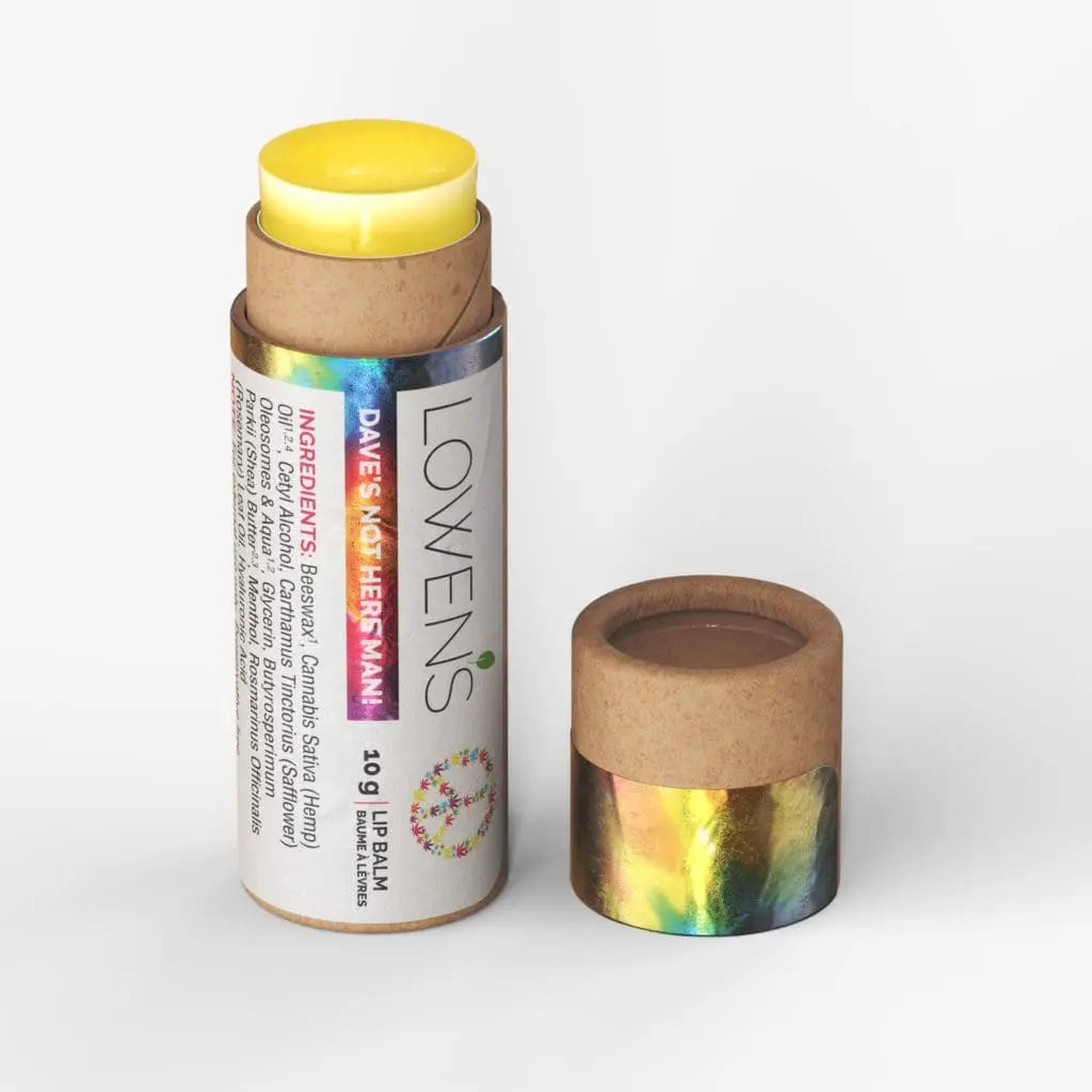 Dave’s Not Here Man! Hemp Seed Lip Balm – Unflavored, EWG Verified & Cruelty-Free
