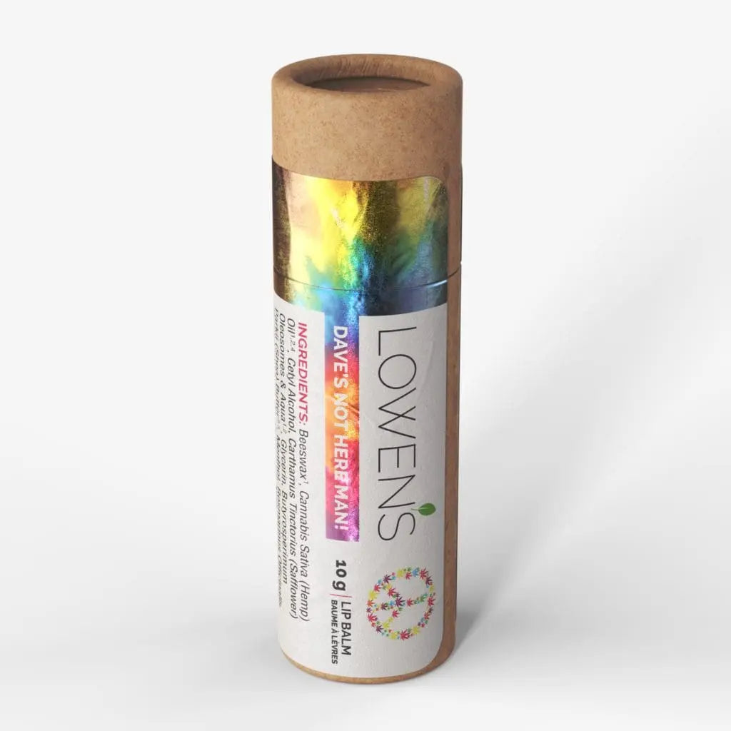 Dave’s Not Here Man! Hemp Seed Lip Balm – Unflavored, EWG Verified & Cruelty-Free