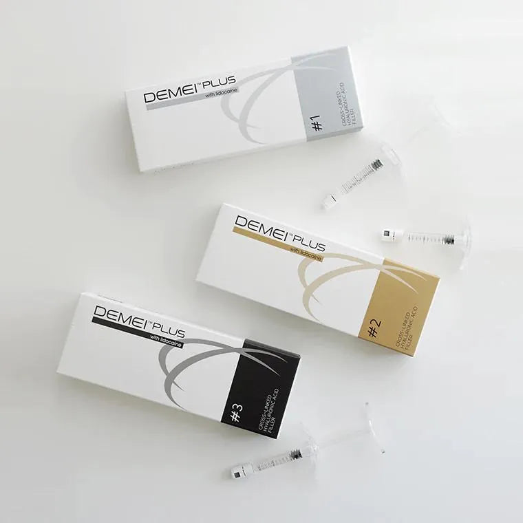 Demei Plus Dermal Filler – Highly Purified Hyaluronic Acid (20mg/mL) for Facial Contouring & Wrinkle Reduction