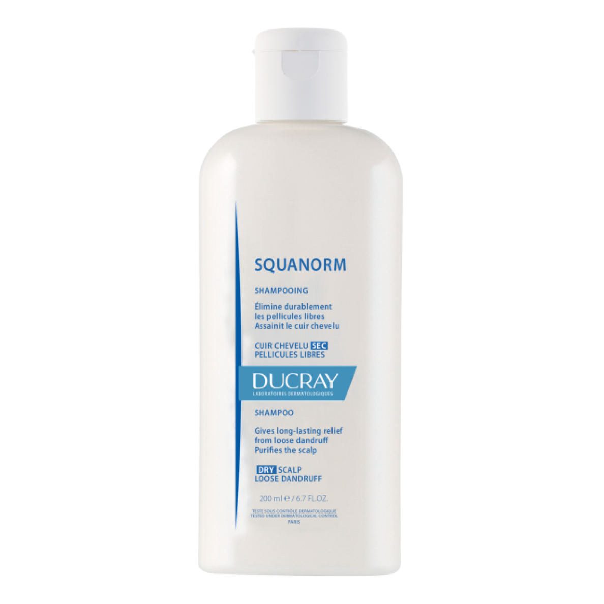 Ducray Squanorm Dry Scalp Dandruff Shampoo, 200 ML