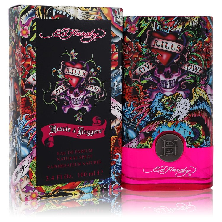 Ed Hardy Hearts & Daggers Perfume By Christian Audigier Eau De Parfum Spray- Free Shipping