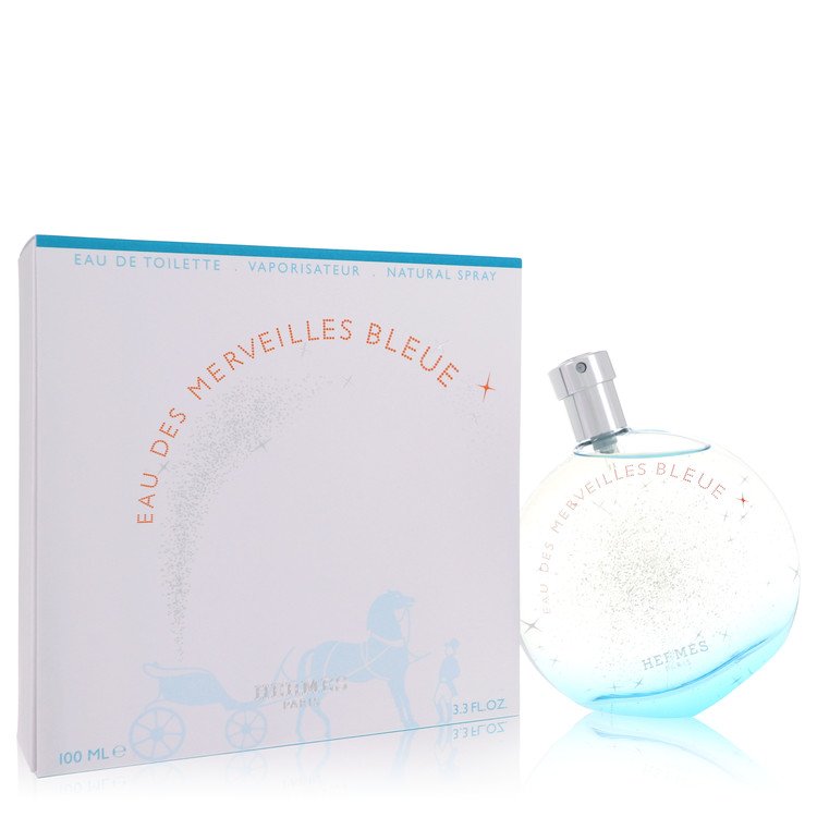 Eau Des Merveilles Bleue Perfume By Hermes Eau De Toilette Spray- Free Shipping