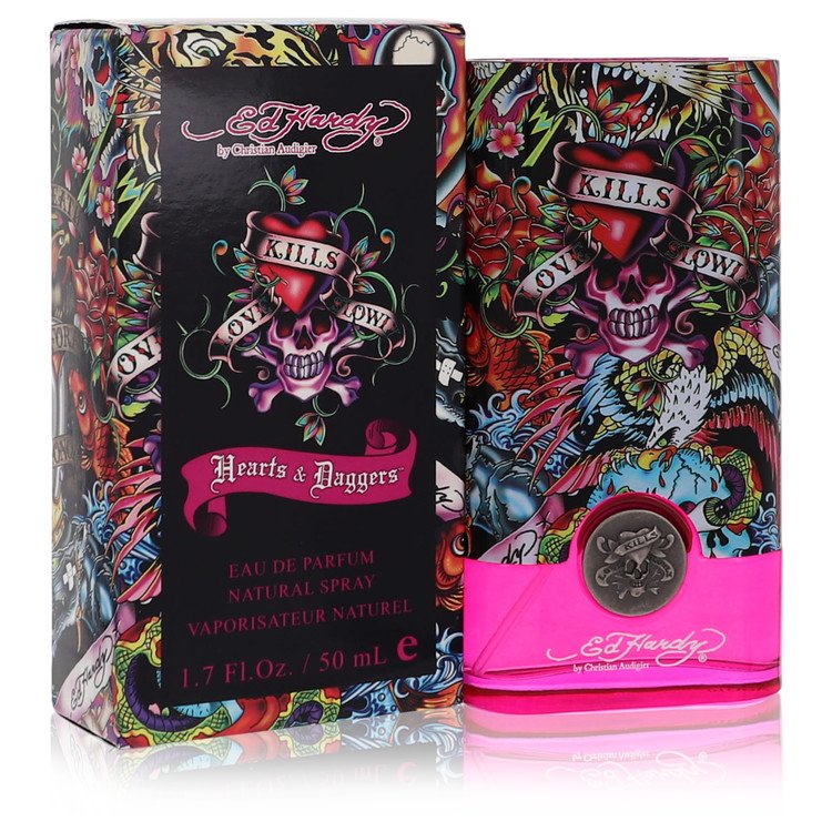 Ed Hardy Hearts & Daggers Perfume By Christian Audigier Eau De Parfum Spray- Free Shipping