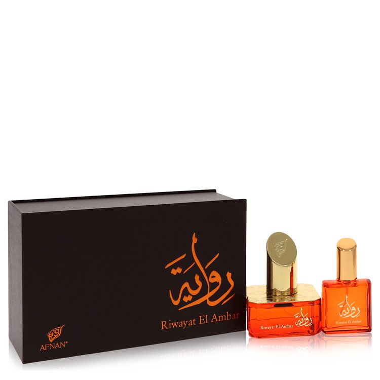 Riwayat El Ambar Perfume By Afnan Eau De Parfum Spray + Free .67 oz Travel EDP Spray- Free Shipping