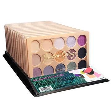 KLEANCOLOR Shadow Collage Multi Finish Eyeshadow Palette FUSION Display Set, 12 pcs - Free Shipping