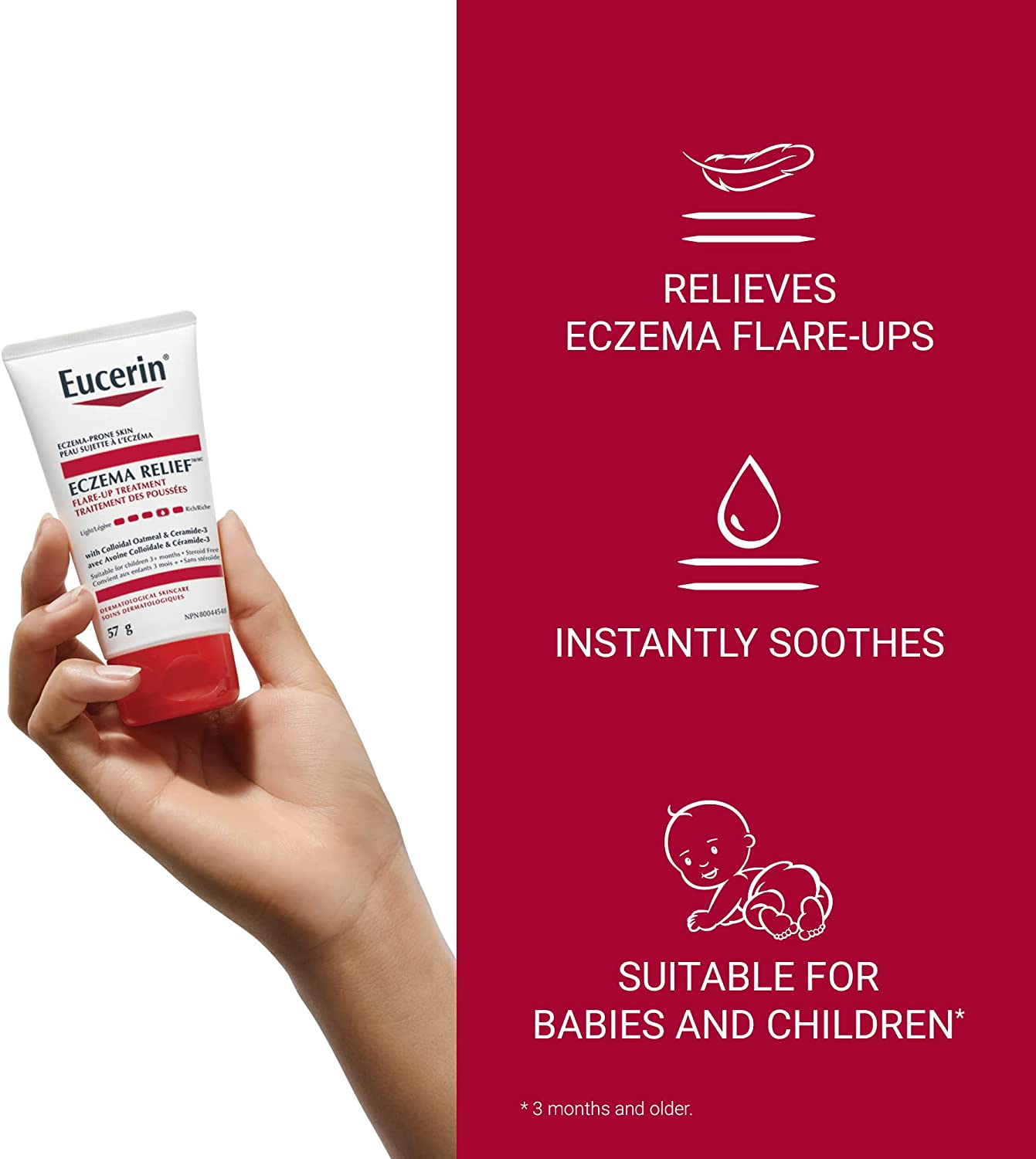 Eucerin Eczema Relief Flare-Up Treatment, 57g