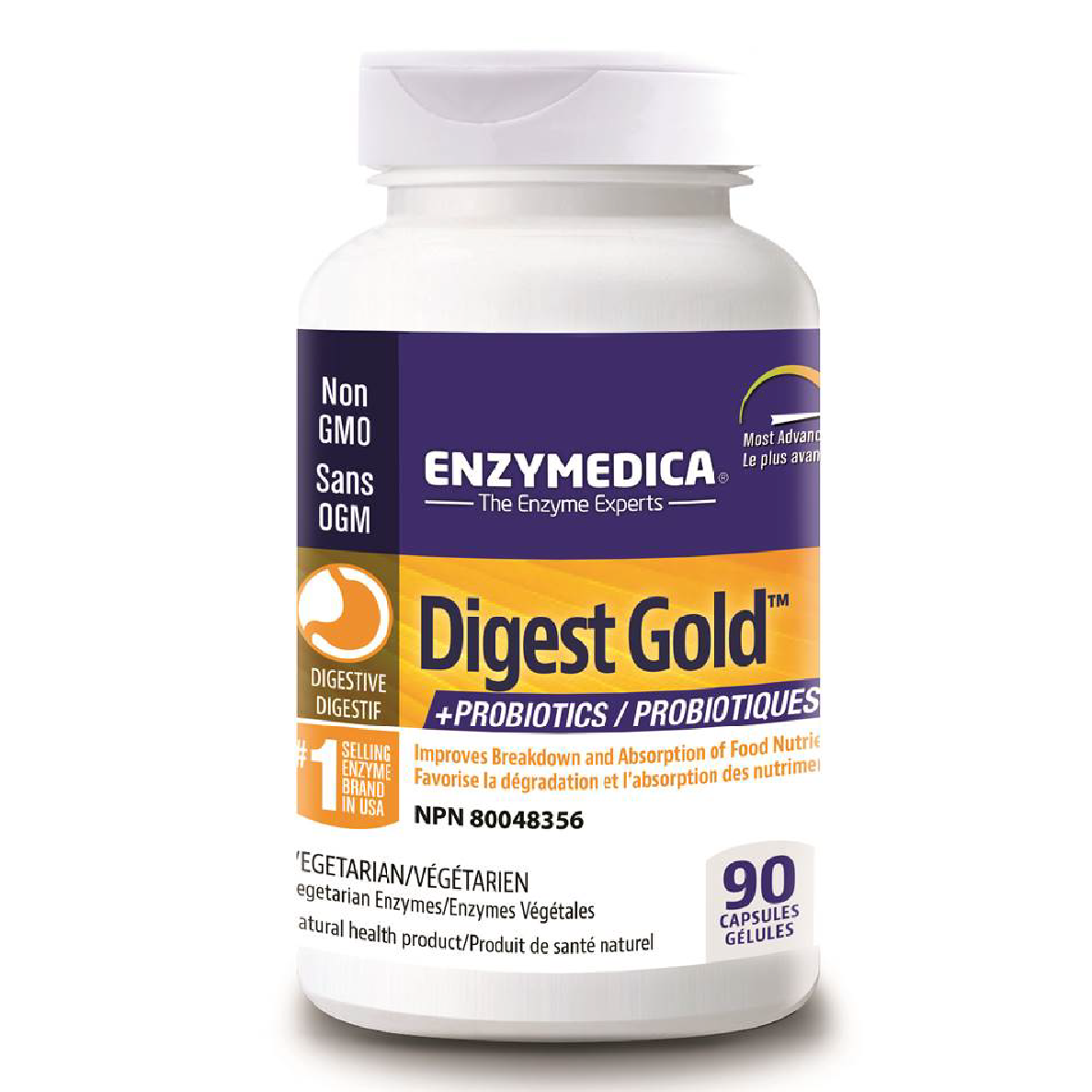 Enzymedica Digest Gold with Probiotics, 90 caps