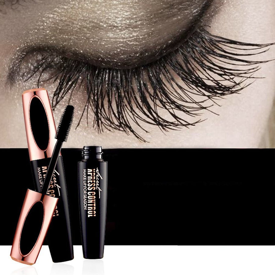 Eyelash Mascara 4D Silk Fiber Long Curling Black