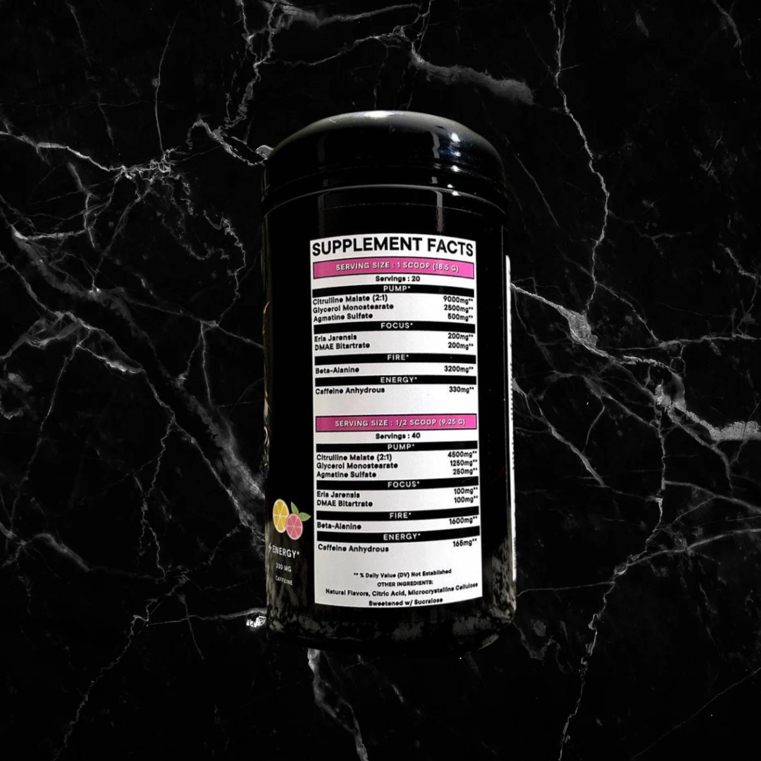 Wholesale Project M MINDBENDER X BULKBULLY-V5 Pre-Workout – Pink Lemonade, Energy & Focus Booster