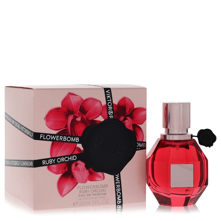 Flowerbomb Ruby Orchid Perfume By Viktor & Rolf Eau De Parfum Spray- Free Shipping