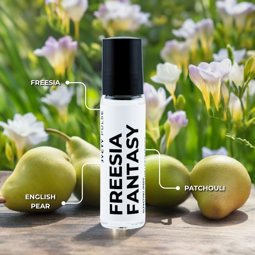 FREESIA FANTASY Perfume Oil – Inspired by English Pear & Freesia, 10ml Roll-On