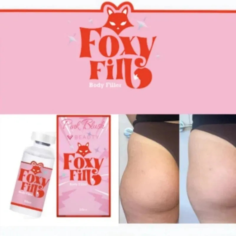Factory Wholesale Foxyfill Maxy Fill 50cc & 100ml – Hyaluronic Acid Body Filler for Buttocks & Body Contouring