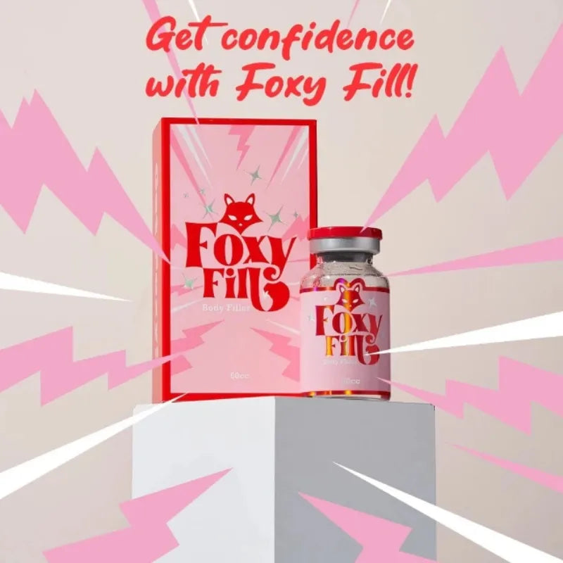 Factory Wholesale Foxyfill Maxy Fill 50cc & 100ml – Hyaluronic Acid Body Filler for Buttocks & Body Contouring