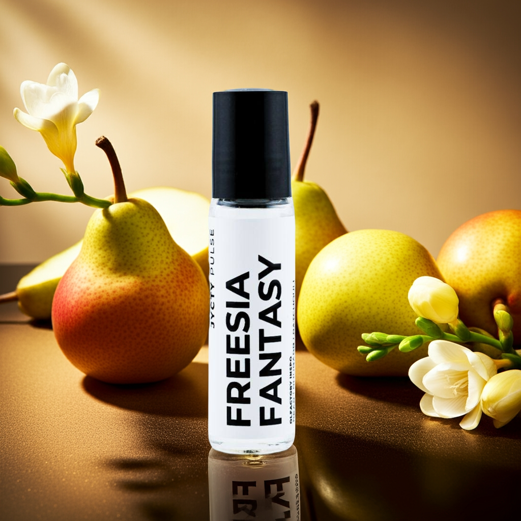 FREESIA FANTASY Perfume Oil – Inspired by English Pear & Freesia, 10ml Roll-On