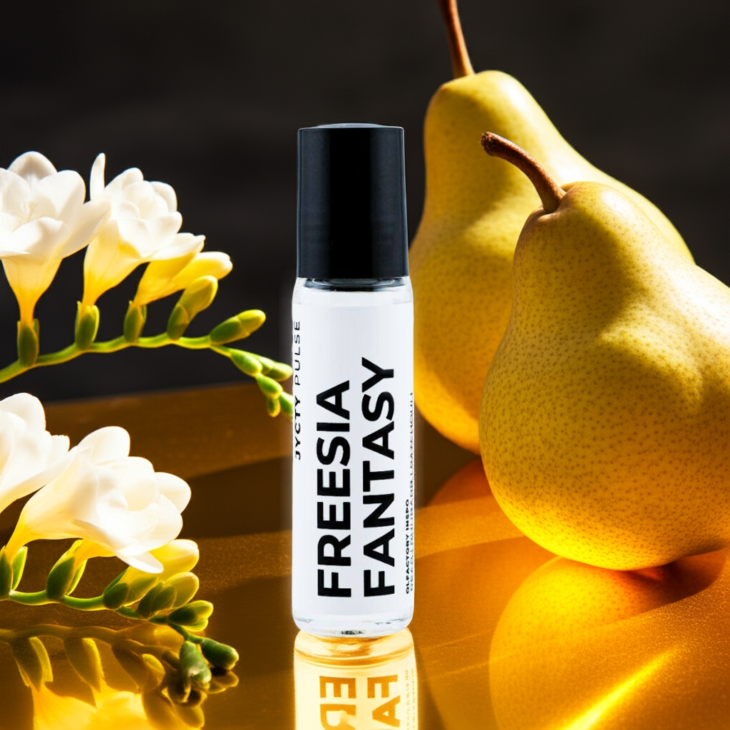 FREESIA FANTASY Perfume Oil – Inspired by English Pear & Freesia, 10ml Roll-On