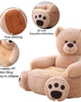 New Lovely Cartoon Kids Sofa Chair Plush Toy Seat Baby Nest Sleeping Bed Adult Pillow Cushion Stuffed Cute Bear Doll