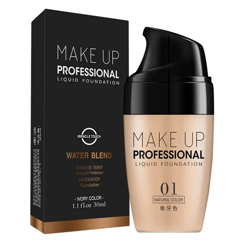 Face Foundation Cream Waterproof Long-lasting Concealer Liquid Professional  Matte  Makeup