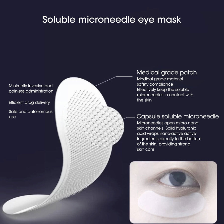 Hyaluronic Acid Microneedle Eye Patche