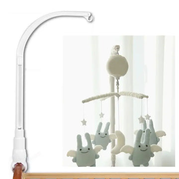 ABS Plastic Baby Crib Mobile Holder: Rotating Arm Bracket for Hanging DIY Bed Toys