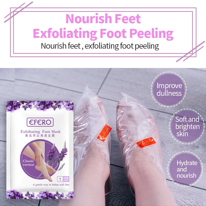 EFERO Exfoliating Foot Masks  2/3pairs