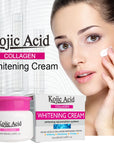 Kojic Acid Firming Face Cream+Facial Soap+Face Serum Lifting Neck Skin Care Set