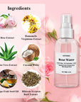 ENVISHA Rose Water For Face Facial Toner 100ml/3.4oz