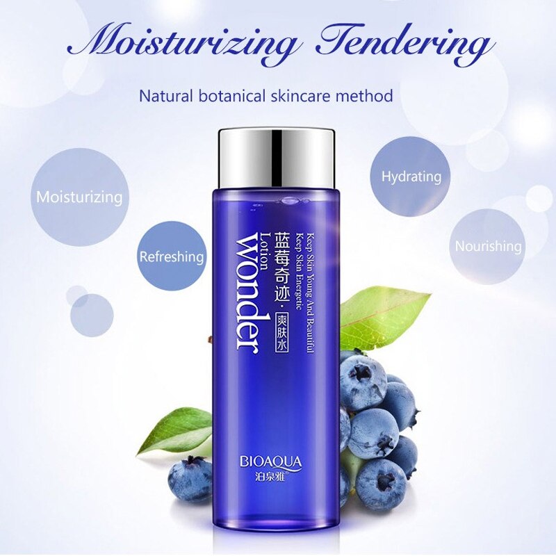 Bioaqua Blueberry glow wonder Face toner 120ml