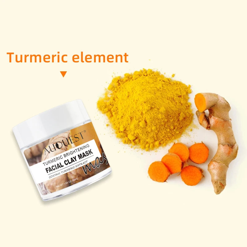 Turmeric Clay Mask Acne Treatment and Whitening Facial Care