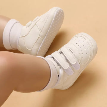 Infant Spring Shoes: Non-Slip Soft-Sole Sneakers for Newborn Girls and Boys, Ideal for Recreational Activities and Baptisms