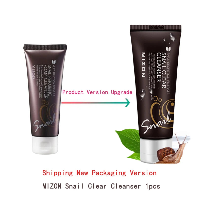 MIZON Snail Clear Cleanser Black Head Remove Oil-control Deep Cleansing Foam 60m