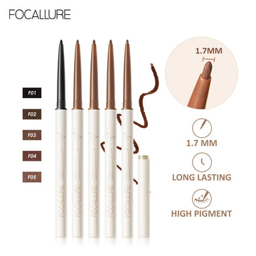 FOCALLURE Ultra-slim Eyeliner Gel Pencil Long  Eye Makeup Tools for Women