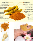 Turmeric Clay Mask Acne Treatment and Whitening Facial Care