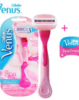 Gillette Venus  Razor With 5 Replacement Shaving Blades Stainless Hair Removal Tool for Female