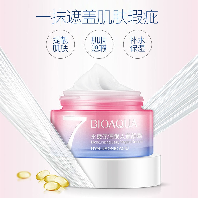 BIOAQUA 7 Moisturizing Lazy Vegan Cream Hyaluronic Acid