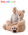 New Lovely Cartoon Kids Sofa Chair Plush Toy Seat Baby Nest Sleeping Bed Adult Pillow Cushion Stuffed Cute Bear Doll