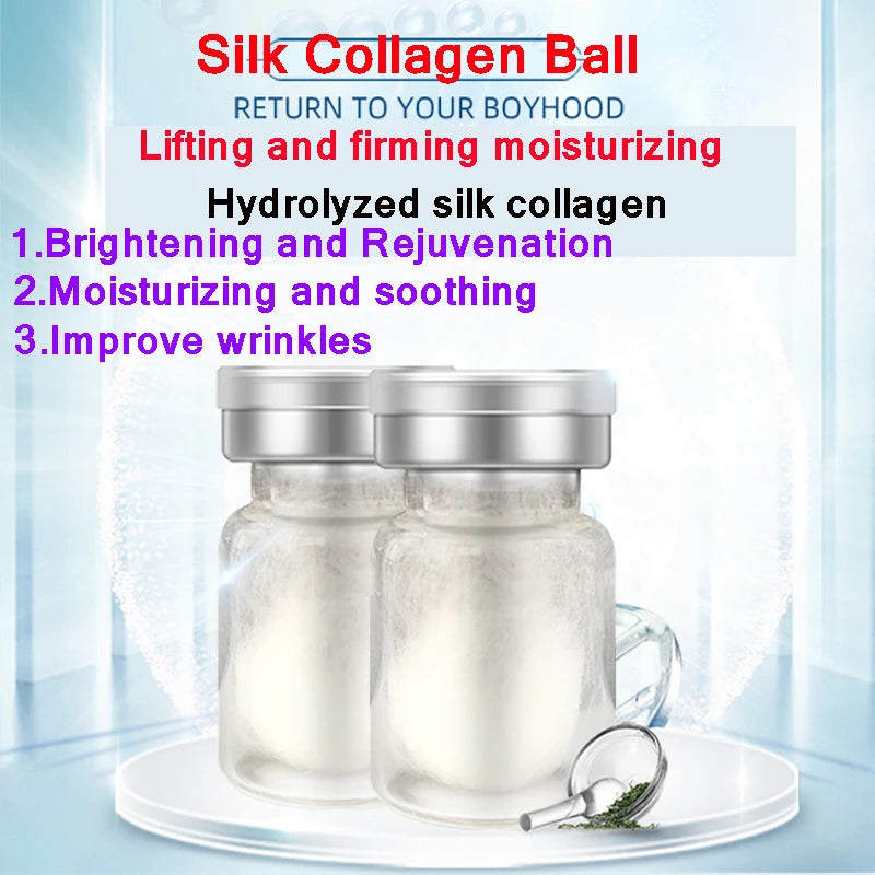 Collagen Silk Ball Anti Wrinkle Anti-Aging FirmingBrightening And Water-Soluble Silk Ball