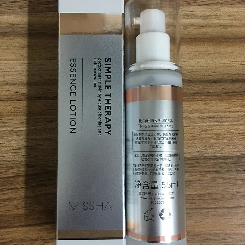 MISSHA Simple Therapy Essence Lotion Whitening Brightening Moisturizing  Lighten  55ml