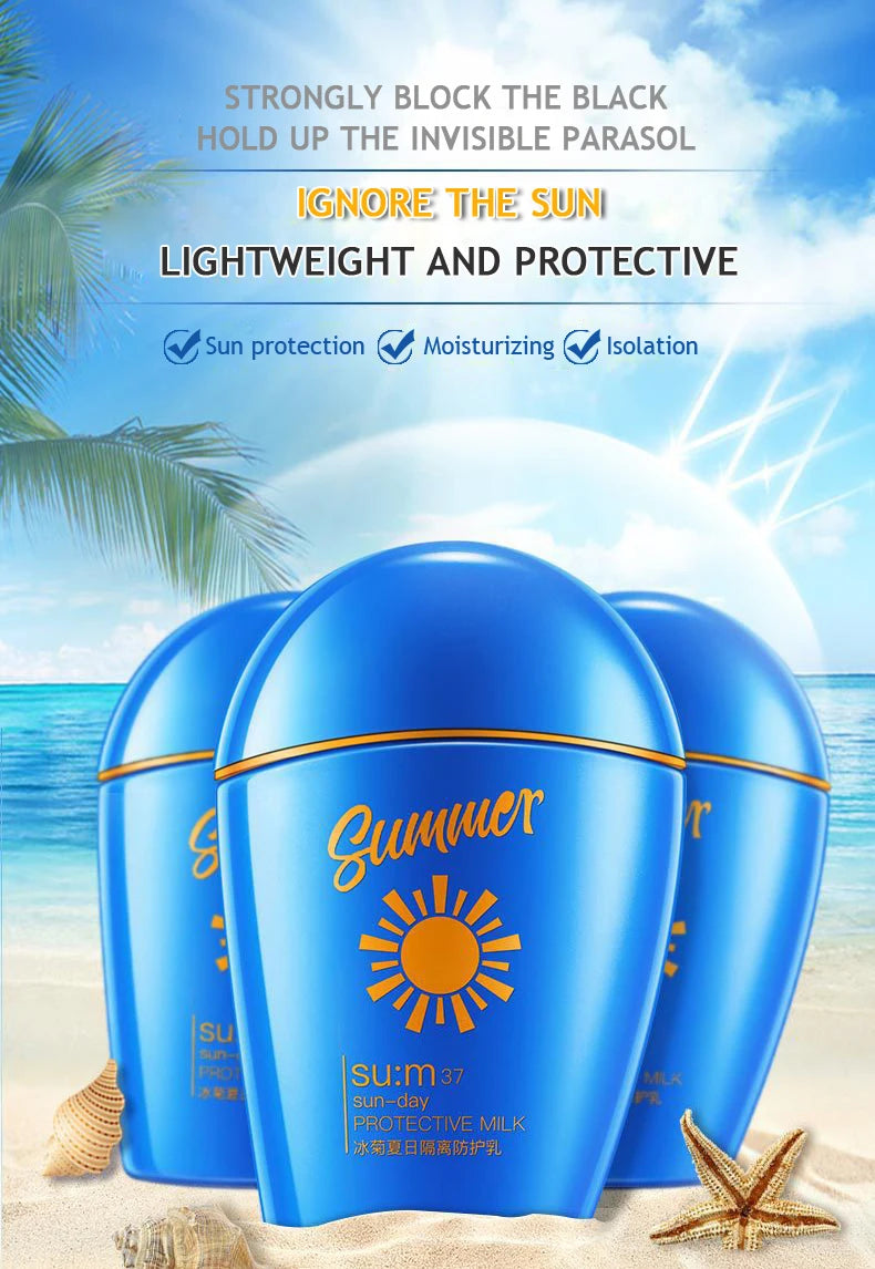 Facial Body Sunscreen  Sun Cream Sunblock Skin Protective Cream Oil-control Moisturizing  50ml