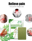 12PCS Wormwood Joint Patch Medical Plaster Detox Patch For Shoulder/Neck/Back/Waist/Knee Pain Patch For Human Health Care