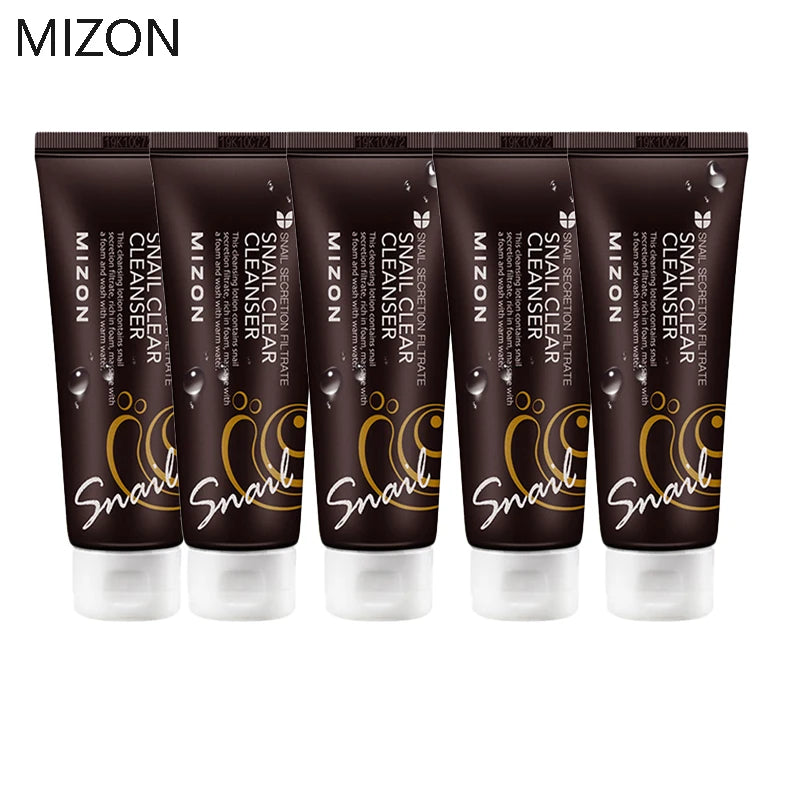 MIZON Snail Clear Cleanser Black Head Remove Oil-control Deep Cleansing Foam 60m