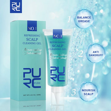 PURC Pure Anti-Dandruff Refreshing Scalp Cleaning Gel 60ML / 2.02 OZ.