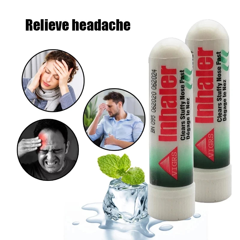 Medical Herbal Nasal Inhaler Anti-rhinitis Sinusitis Nose Congestion And Runny Nose Inhaler Anti-bacterial And Cooling Effect