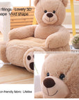 New Lovely Cartoon Kids Sofa Chair Plush Toy Seat Baby Nest Sleeping Bed Adult Pillow Cushion Stuffed Cute Bear Doll