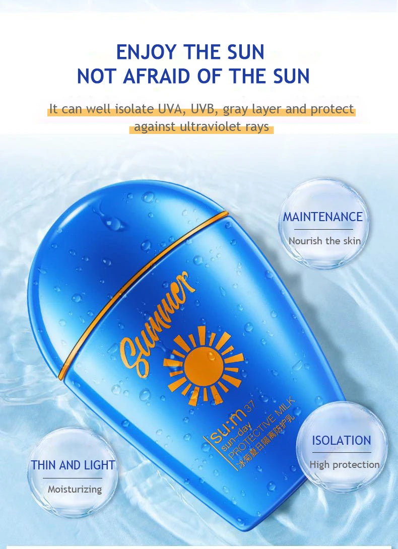 Facial Body Sunscreen  Sun Cream Sunblock Skin Protective Cream Oil-control Moisturizing  50ml