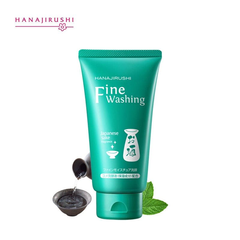 HANAJIRUSHI Japanese Sake Facial Cleanser