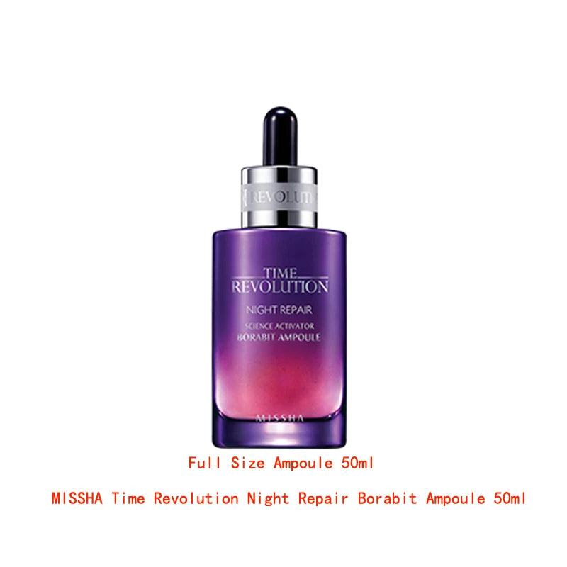 MISSHA Time Revolution The First Treatment Essence Night Repair Borabit Ampoule Face Cream