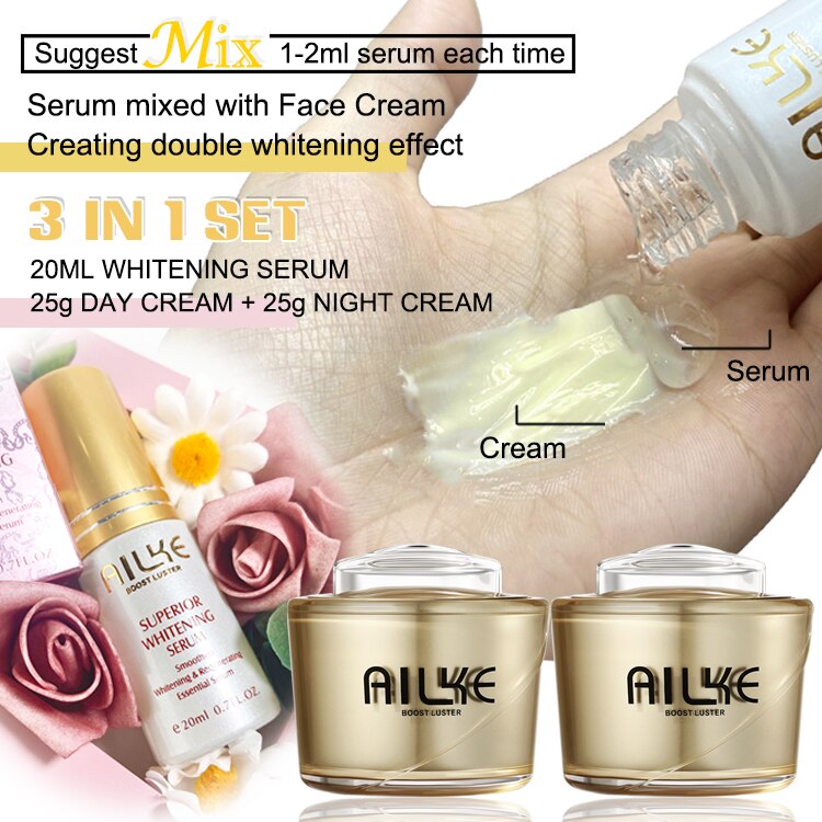 AILKE Whitening Black Spot Remover Facial Skin Care Cream