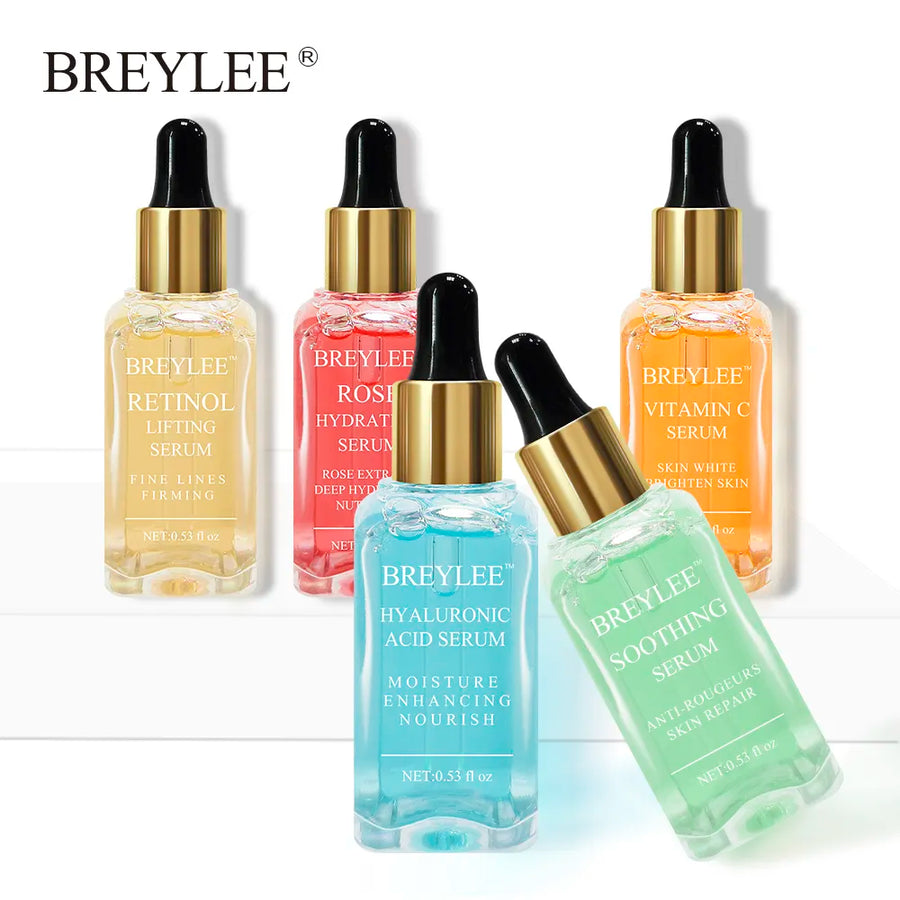 BREYLEE Serum Series Vitamin C Hyaluronic Acid Whitening Face Skin Care Rose