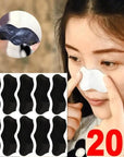 Bamboo Charcoal Blackhead Remover Mask Black Nose Sticker Deep Clean Strip